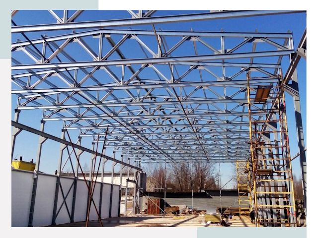 Строительство цехов в Шадринск от 620 руб. под ключ