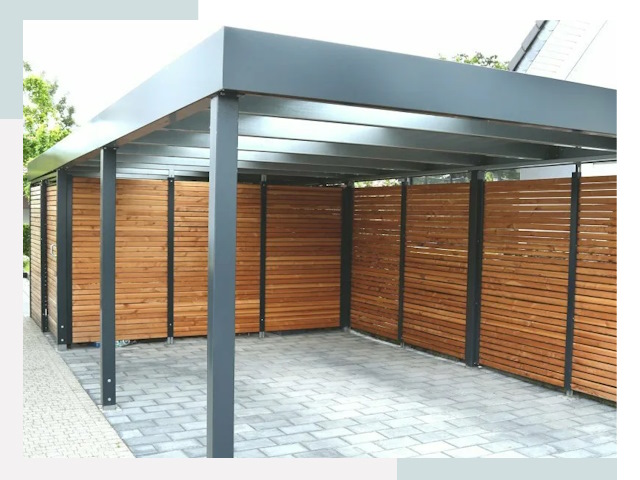 Навесы для парковки в Шадринске