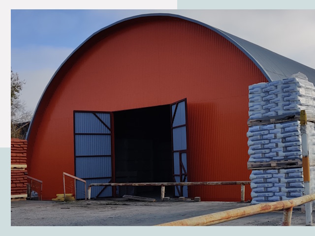 Полукруглые ангары по цене от 620 руб. в Шадринск
