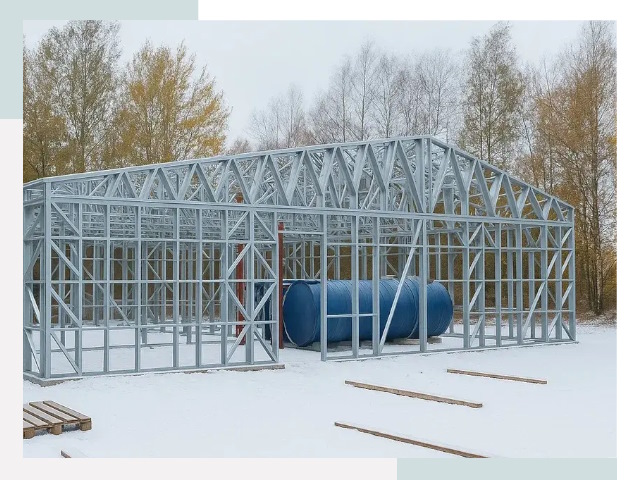 Металлические ангары в Шадринске