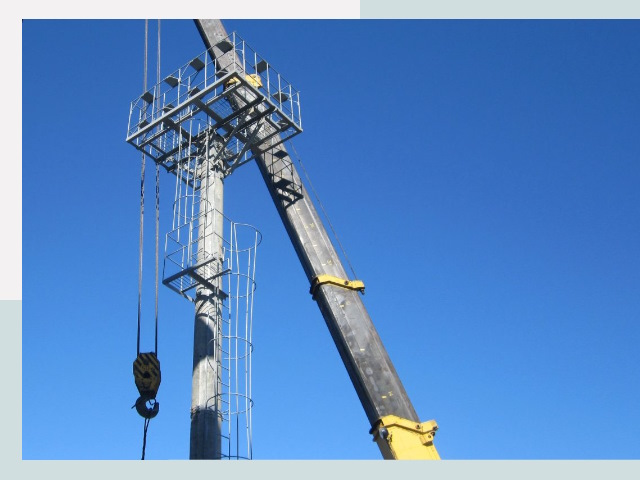 Монтаж осветительных мачт в Шадринск от 620 руб.