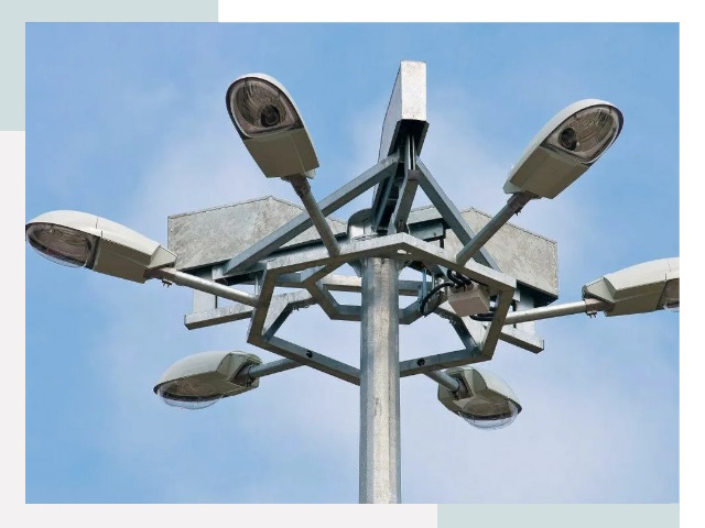 Монтаж осветительных мачт в Шадринске