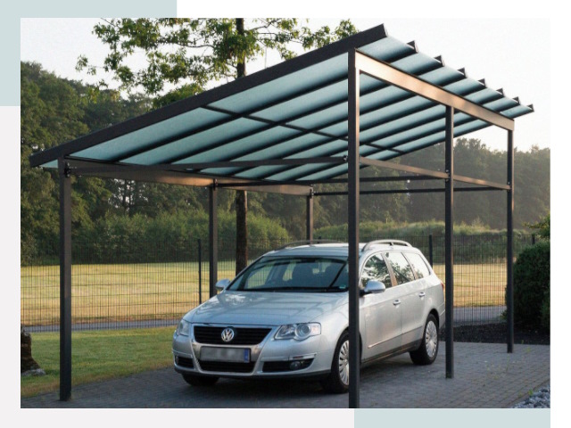 Навесы для автомобилей в Шадринске