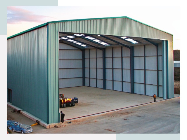 Строительство ангаров в Шадринске