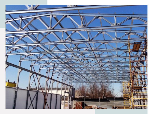 Металлокаркасы для складов в Шадринске