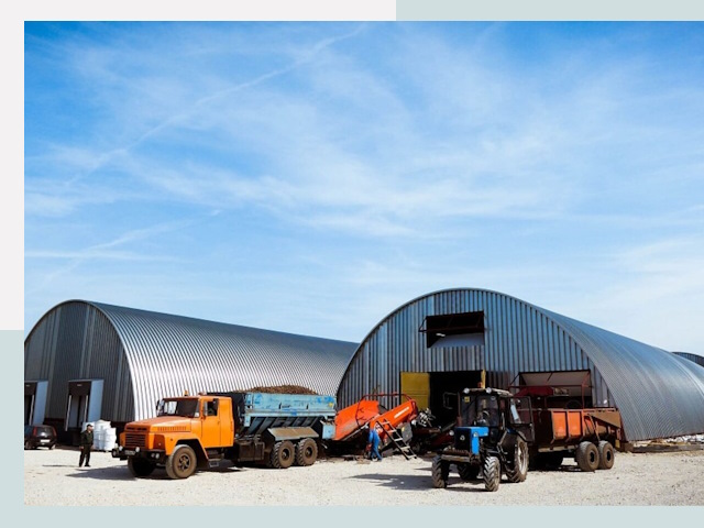 Ангары для спецтехники в Шадринске